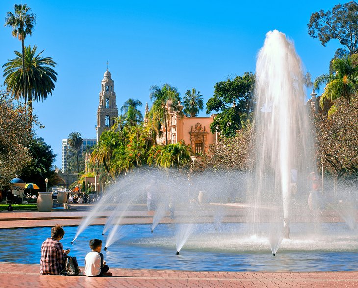 Fountain in Balboa Park