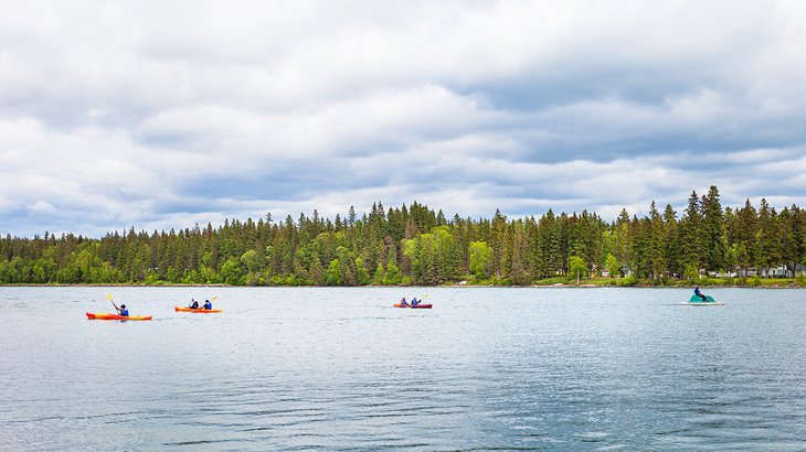 Kayakers on Clear Lake