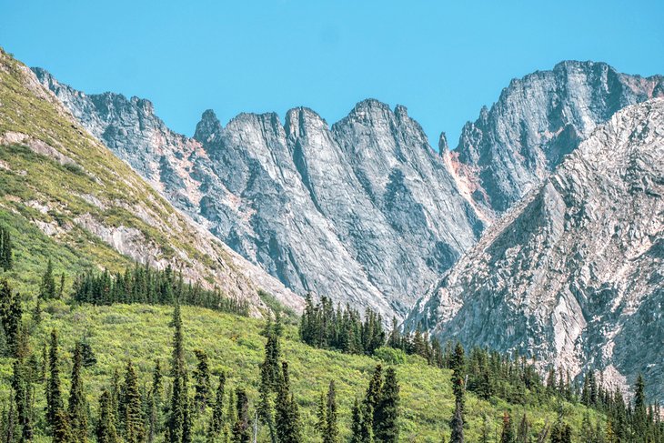 Landscape in Nahanni National Park