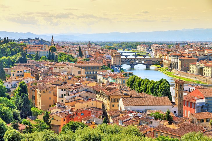 Beautiful view over Florence