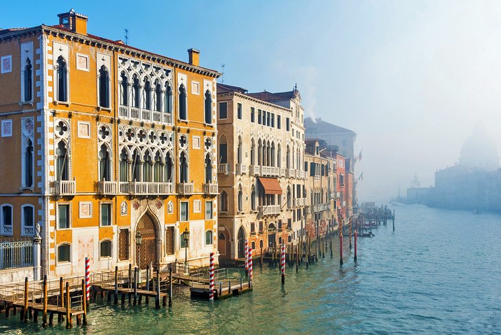 Grand Canal in Venice on a winter