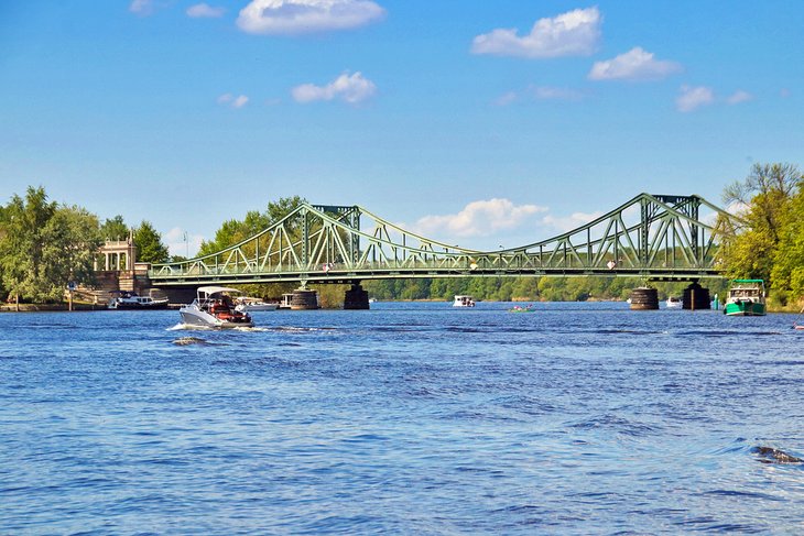 Glienicke Bridge over the River Havel