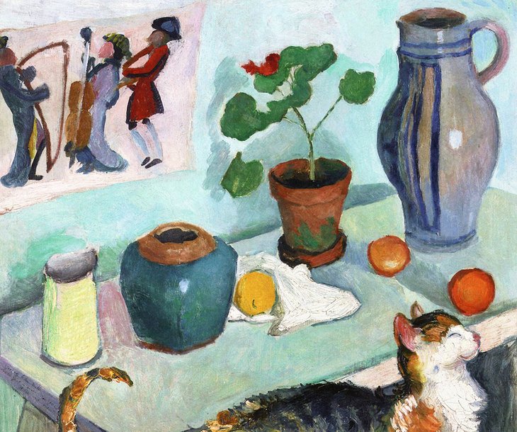 August Macke still life painting