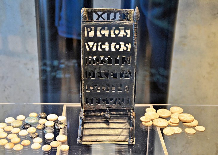 Roman dice tower at the Rhineland Museum (LVR)