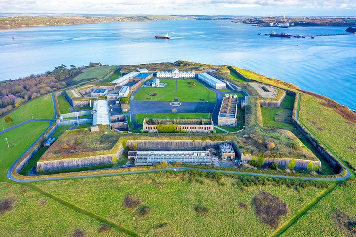Aerial view of Spike Island