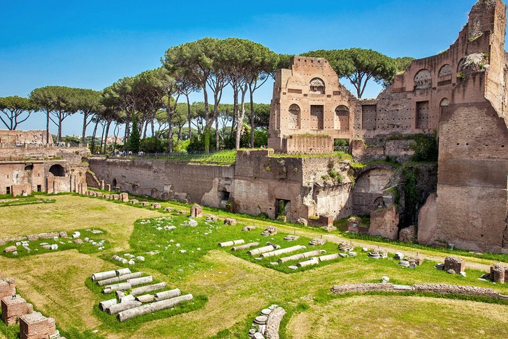The Stadium of Domitian on Palatine Hill