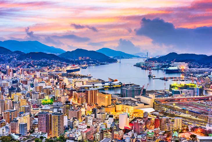 Nagasaki at dusk