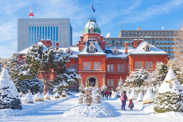 Sapporo in the winter