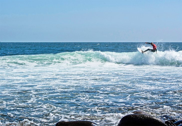 Surfer in Ensenada