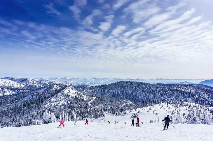 Skiing at Whitefish