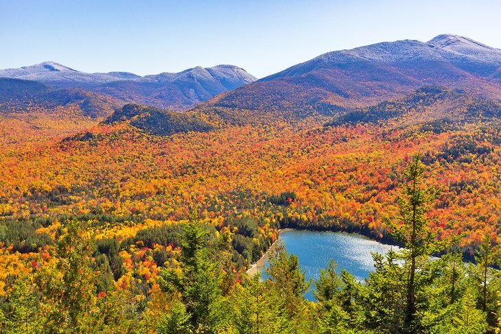 Fall colors in the High Peaks Wilderness