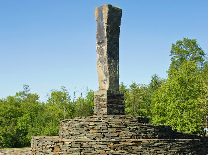 Sculpture at Opus 40