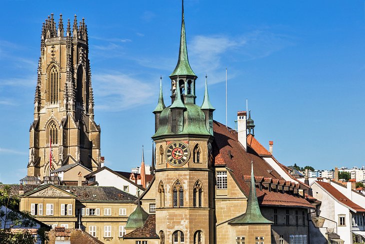 Cathedral of St. Nicholas in Fribourg's Old Town