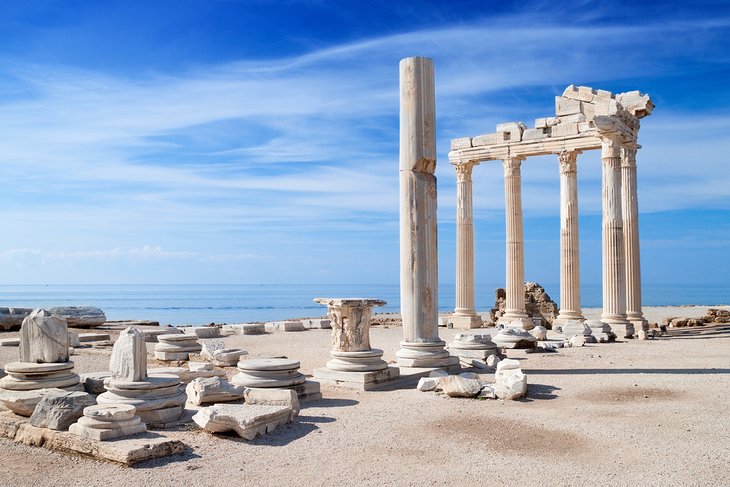 Temple of Apollo ruins at Side