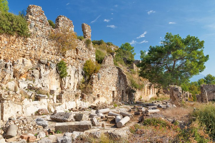 Ancient ruins at Syedra