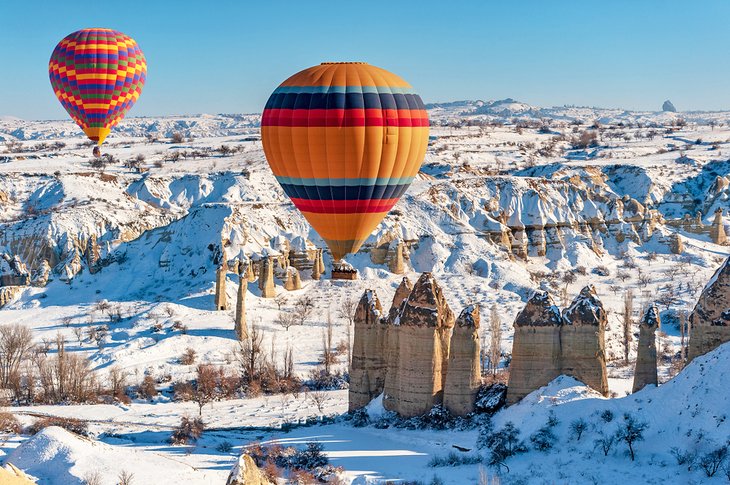 Winter ballooning in Cappadocia