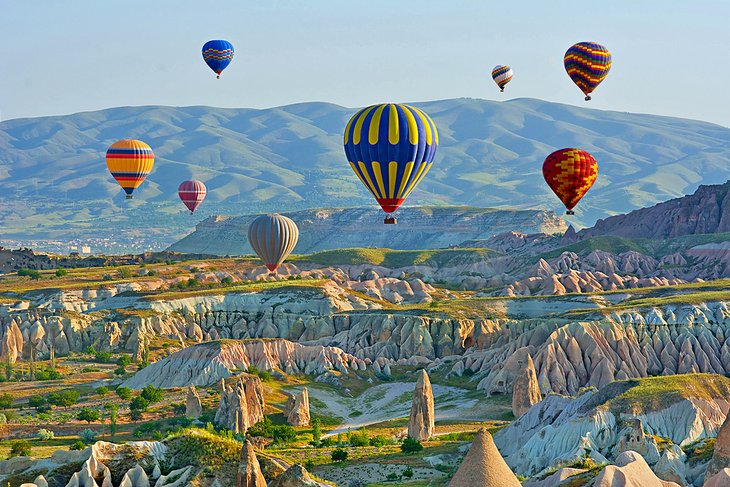 Balloons flying over the Red & Meskender Valleys