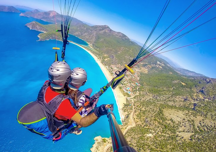 Paragliding over Ölüdeniz