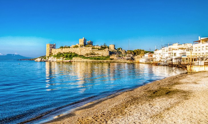 Bodrum Castle and beach