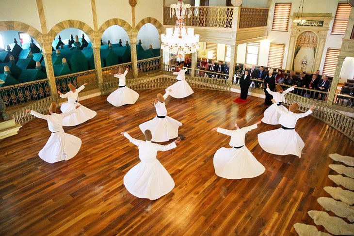 Whirling dervish ceremony