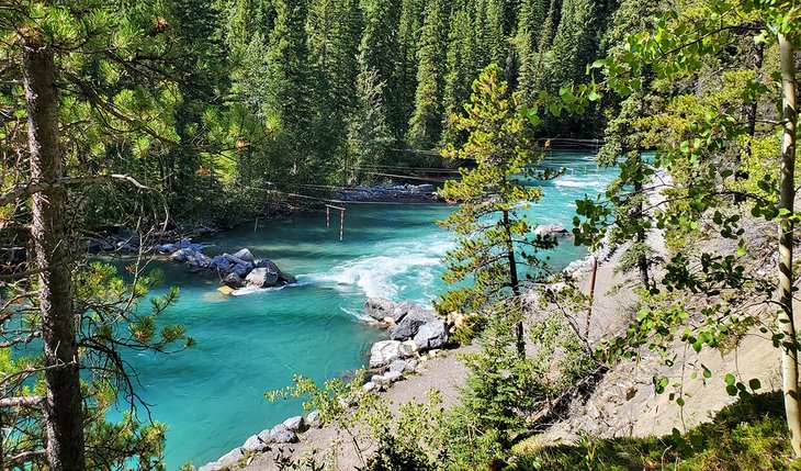 River at Canoe Meadows Campground