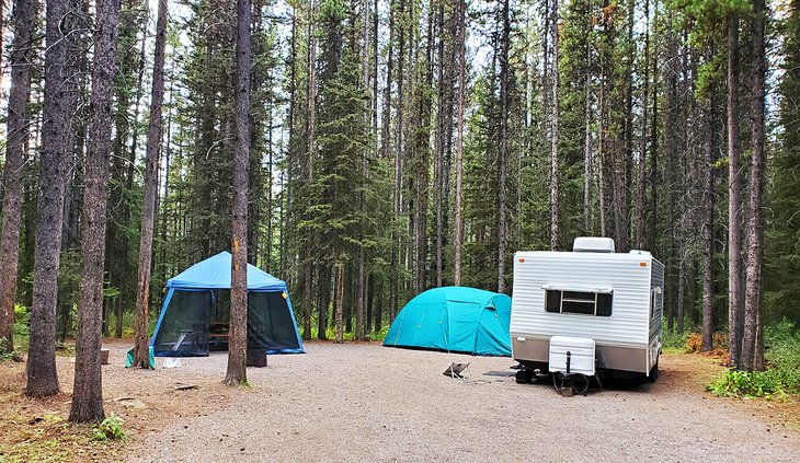 Bow Valley Campgrounds In Kananaskis Country Valley Park Adventure Camping Campground