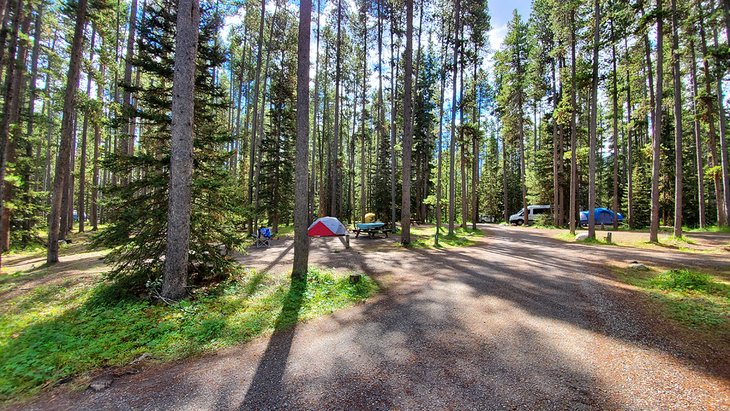 Lake Louise tent campground