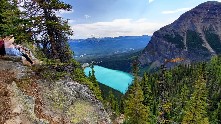 Lake Louise from the Beehive