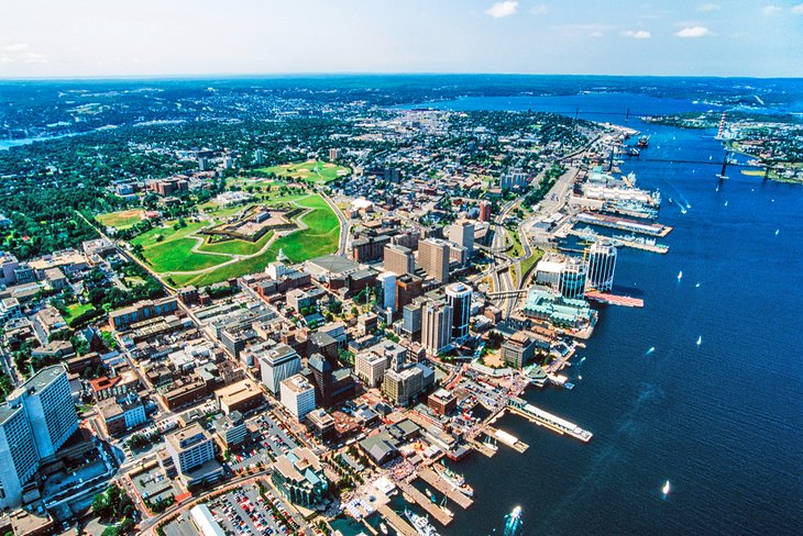 Aerial view of Halifax
