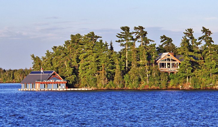 A cottage on Lake of the Woods