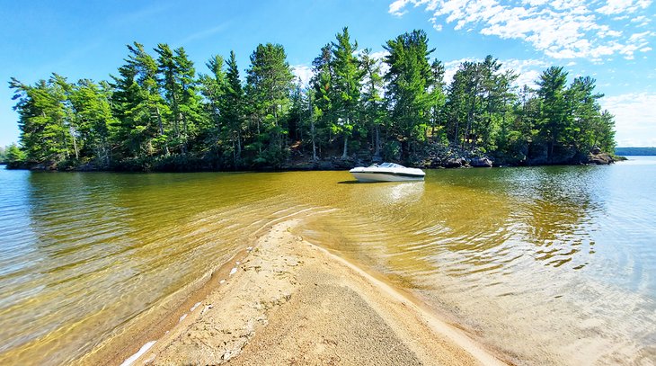 Sandbar in the North Arms of Rainy Lake