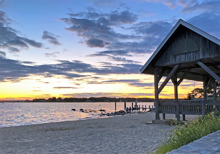 duBois Beach at sunset