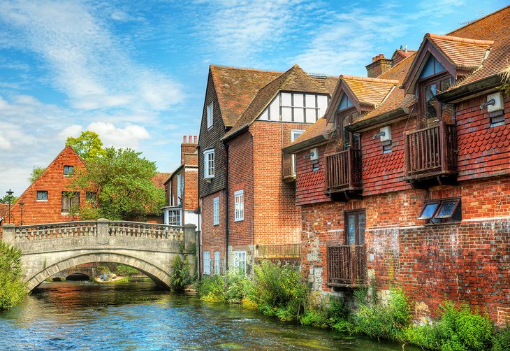 City Bridge over the River Itchen in Winchester