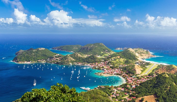 Aerial view of Guadeloupe