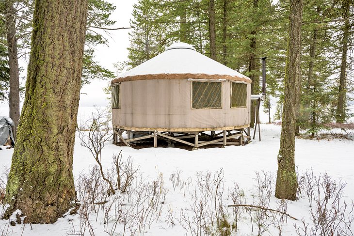 Idaho yurt