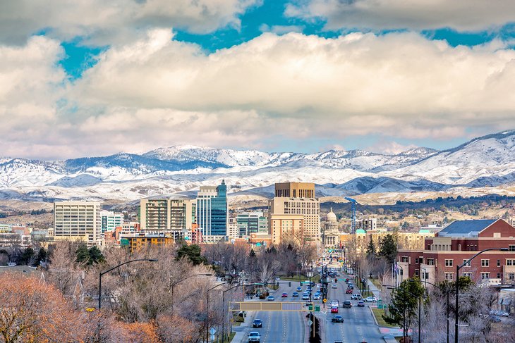 Winter day in Boise