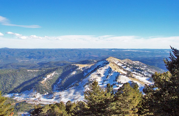 View over Ski Apache ski resort