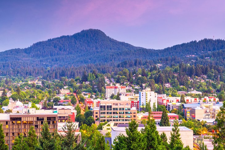 Eugene at dusk