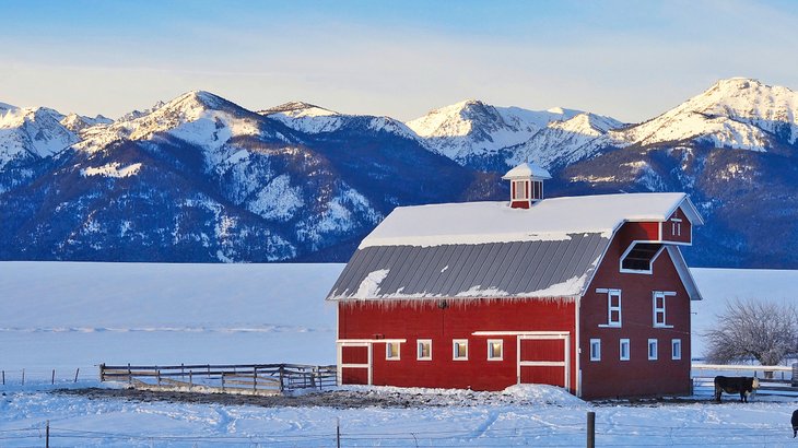 Winter in the Wallowa Mountains