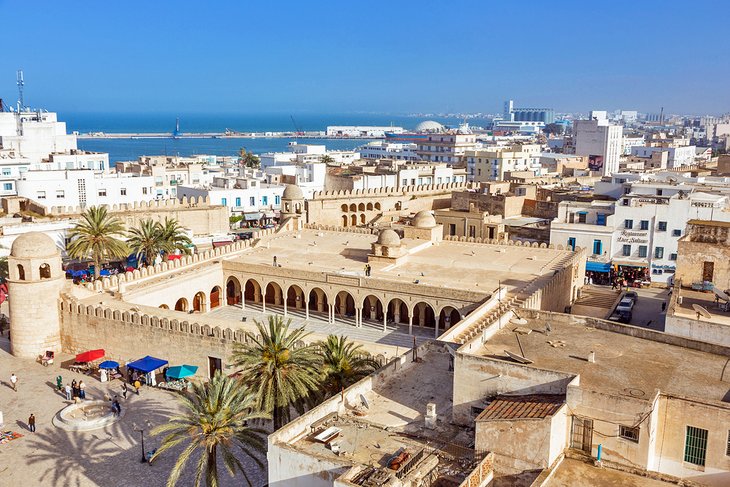 Blick über die Medina von Sousse