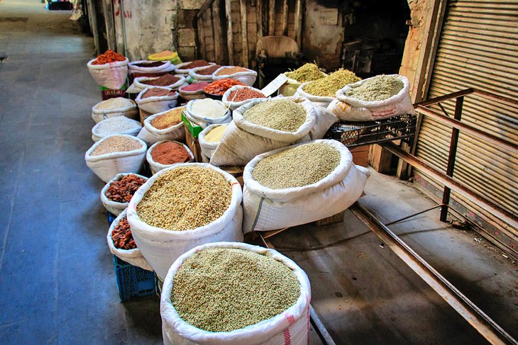 Spices in the bazaar