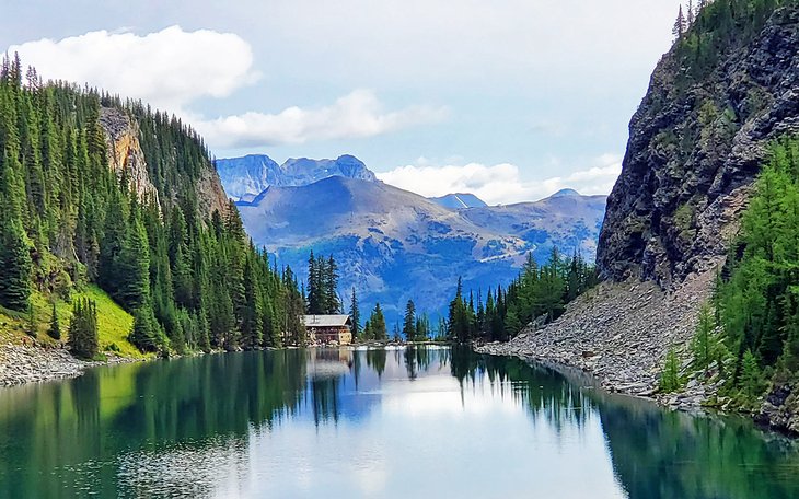 Lake Agnes and the Lake Agnes Tea House