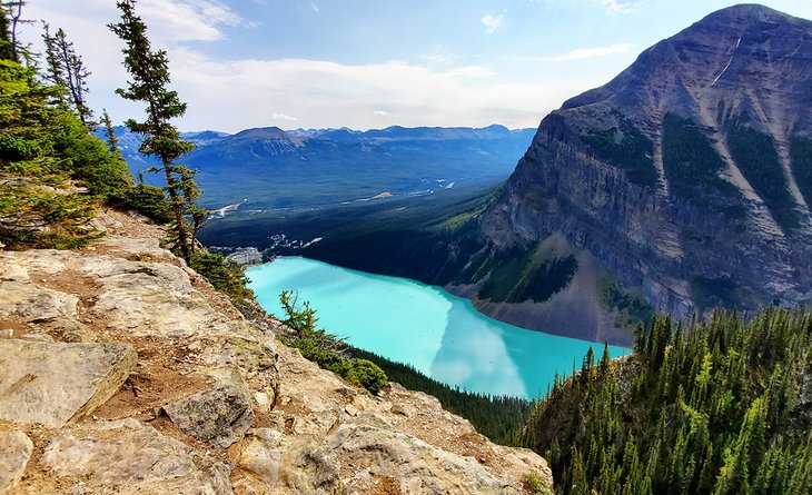 View of Lake Louise from Big Beehive