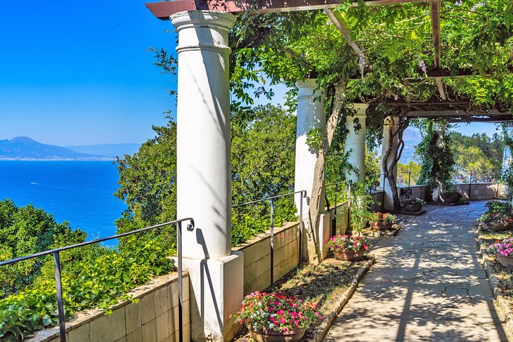 The gardens of Villa San Michele in Capri