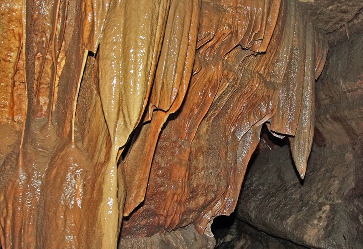 Stalactites in Niagara Cave, Minnesota