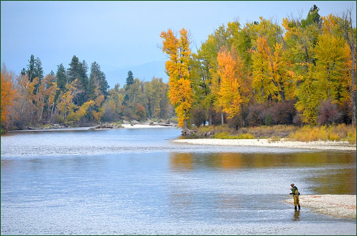 12 mejores lugares para la pesca con mosca en Montana