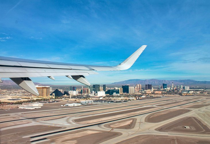 McCarran International Airport and The Strip
