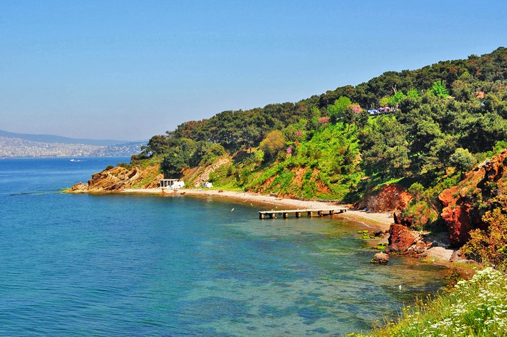 Beach on Heybeli Ada