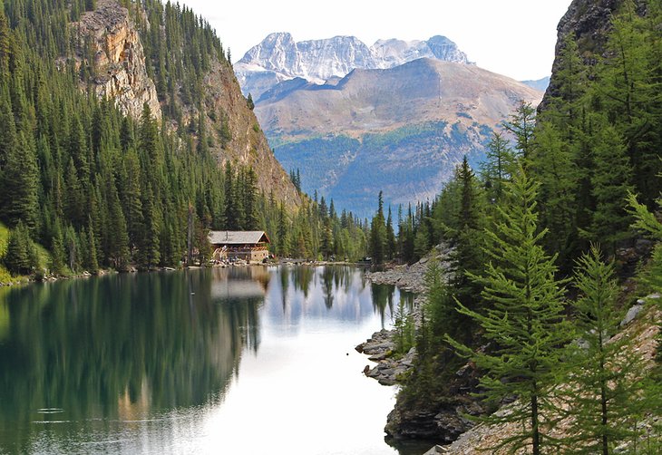 Lake Agnes and the Lake Agnes Tea House