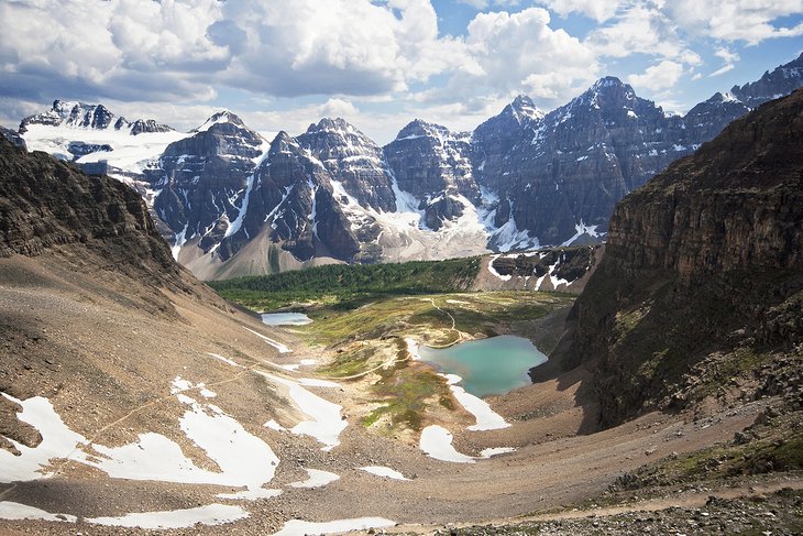 View from Sentinel Pass hiking trail